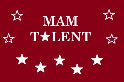 plakat  konkursowy "Mam Talent"